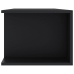 Mueble de TV con luces LED negro 135x39x30 cm