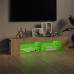 Mueble de TV con luces LED roble Sonoma 135x39x30 cm