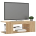 vidaXL Mueble de TV con luces LED roble Sonoma 90x39x30 cm