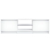 vidaXL Mueble para TV con luces LED blanco 120x30x35,5 cm