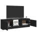 vidaXL Mueble para TV con luces LED negro 120x30x35,5 cm