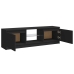 vidaXL Mueble para TV con luces LED negro 120x30x35,5 cm