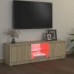 Armario TV con luces LED roble Sonoma 120x30x35,5 cm