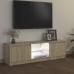 Armario TV con luces LED roble Sonoma 120x30x35,5 cm