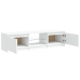 vidaXL Mueble para TV con luces LED blanco 140x40x35,5 cm