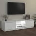 Mueble para TV con luces LED blanco 140x40x35,5 cm