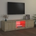 Armario TV con luces LED roble Sonoma 140x40x35,5 cm