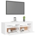 Mueble para TV con luces LED blanco 120x35x40 cm