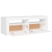 Mueble para TV con luces LED blanco 120x35x40 cm