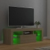 Mueble de TV con luces LED roble Sonoma 120x35x40 cm