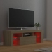 Mueble de TV con luces LED roble Sonoma 120x35x40 cm