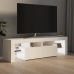 vidaXL Mueble de TV con luces LED blanco 140x36,6x40 cm