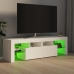 vidaXL Mueble de TV con luces LED blanco 140x36,6x40 cm