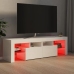 vidaXL Mueble de TV con luces LED blanco brillante 140x36,5x40 cm