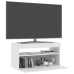 Mueble de TV con luces LED blanco 75x35x40 cm