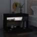 Mueble de TV con luces LED negro 60x35x40 cm