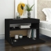 Mueble de TV con luces LED negro 60x35x40 cm