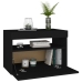 Mueble de TV con luces LED negro 60x35x40 cm