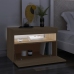 vidaXL Mueble de TV con luces LED roble Sonoma 60x35x40 cm