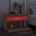 vidaXL Mueble de TV con luces LED roble Sonoma 60x35x40 cm