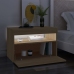 Muebles para TV con luces LED 2 uds roble Sonoma 60x35x40 cm