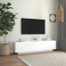 Mueble para TV con luces LED blanco 160x35x40 cm