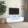 Mueble para TV con luces LED blanco 160x35x40 cm