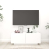 Mueble para TV madera contrachapada blanco 100x35x40 cm