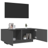 Mueble para TV madera contrachapada gris 100x35x40 cm