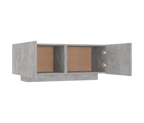 Mueble para TV contrachapada gris hormigón 100x35x40 cm