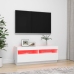 Mueble para TV con luces LED blanco 100x35x40 cm