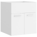 Armario para lavabo madera contrachapada blanco 41x38,5x46 cm