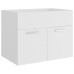 Armario para lavabo madera contrachapada blanco 60x38,5x46 cm