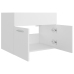 Armario para lavabo madera contrachapada blanco 60x38,5x46 cm