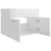 Armario para lavabo madera contrachapada blanco 60x38,5x46 cm