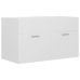 Armario para lavabo madera contrachapada blanco 80x38,5x46 cm