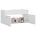 Armario para lavabo madera contrachapada blanco 90x38,5x46 cm