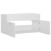 Armario para lavabo madera contrachapada blanco 90x38,5x46 cm