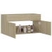 Armario para lavabo contrachapada color roble 90x38,5x46 cm