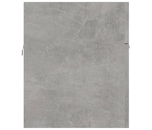 Armario para lavabo contrachapada gris hormigón 90x38,5x46 cm