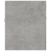 Armario para lavabo contrachapada gris hormigón 90x38,5x46 cm