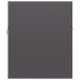 Armario para lavabo contrachapada gris brillo 90x38,5x46 cm