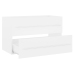 Armario para lavabo madera contrachapada blanco 80x38,5x48 cm