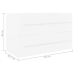 Armario para lavabo madera contrachapada blanco 80x38,5x48 cm