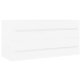 Armario para lavabo madera contrachapada blanco 100x38,5x48 cm