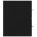 Armario para lavabo madera contrachapada negro 100x38,5x48 cm