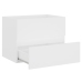 Armario para lavabo madera contrachapada blanco 60x38,5x45 cm