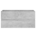 Armario para lavabo contrachapada gris hormigón 90x38,5x45 cm