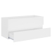 Armario para lavabo madera contrachapada blanco 100x38,5x45 cm