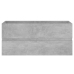 Armario para lavabo contrachapada gris hormigón 100x38,5x45 cm